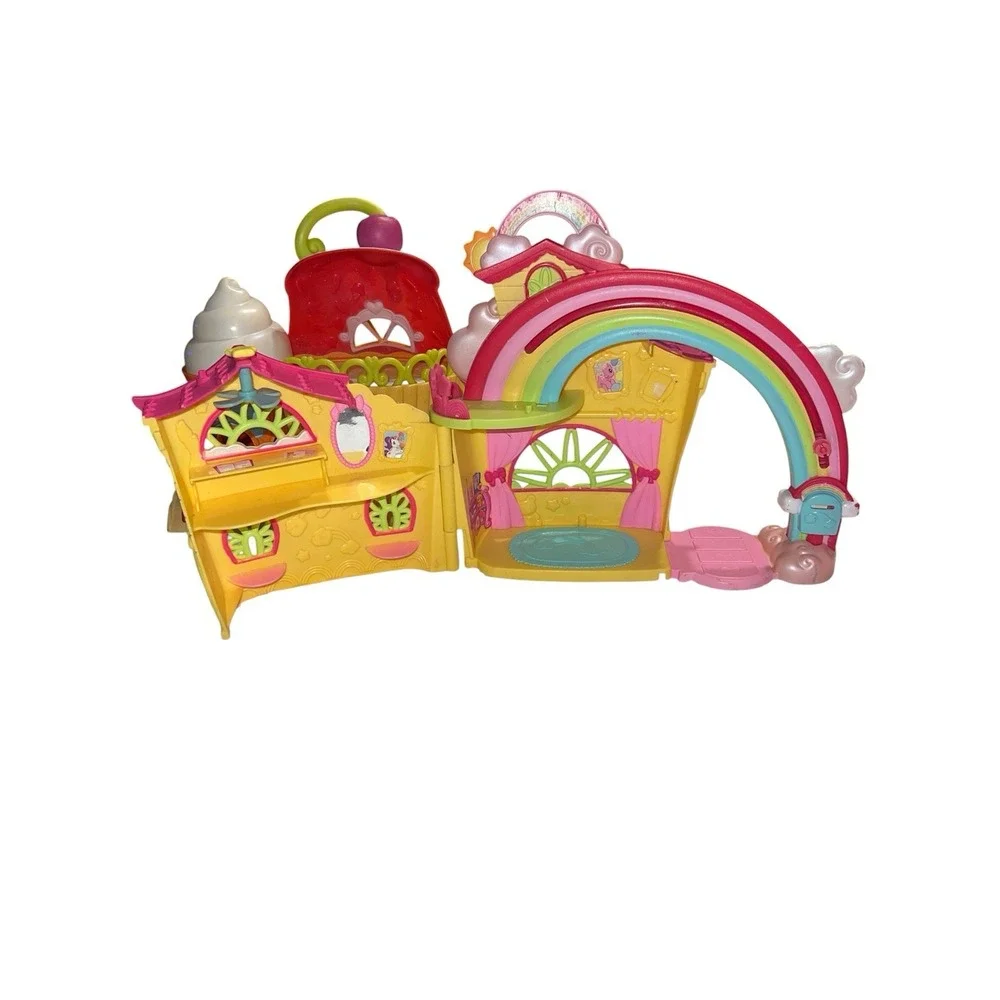 My Little Pony 3 Playsets Ponyville Sundae Shoppe Dash House Roller Skate
